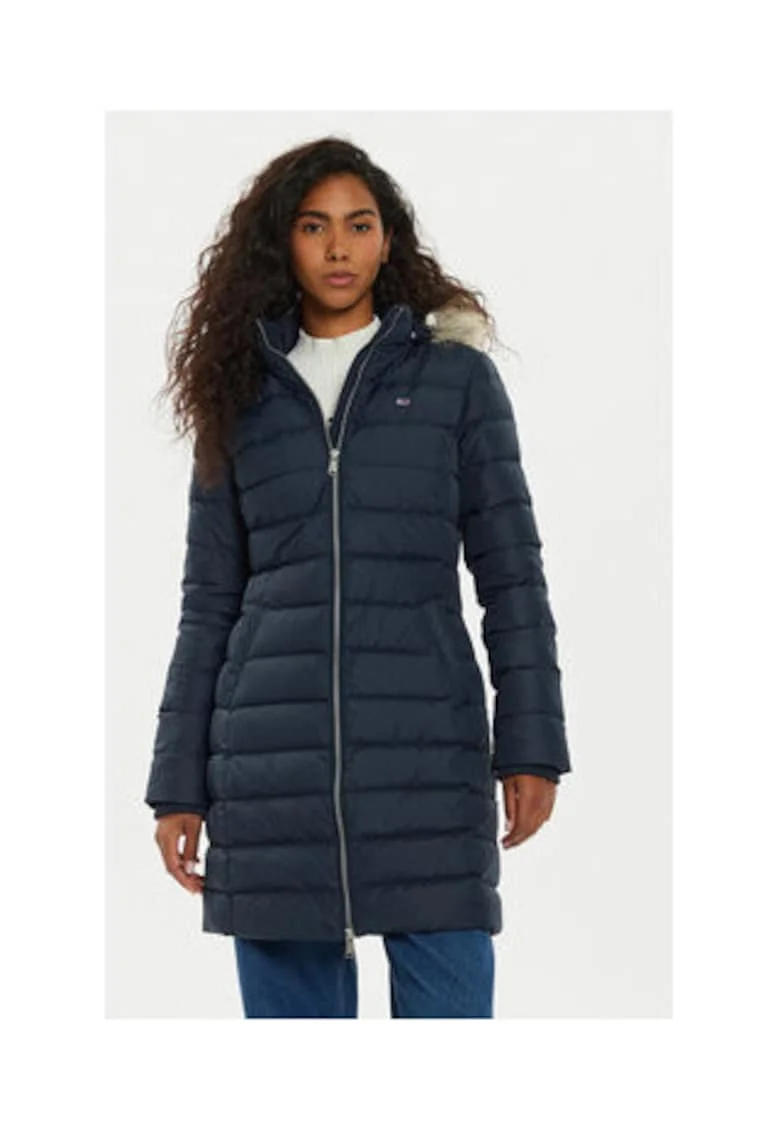 Palton de iarna Dama -  Bleumarin - 100% poliester reciclat -