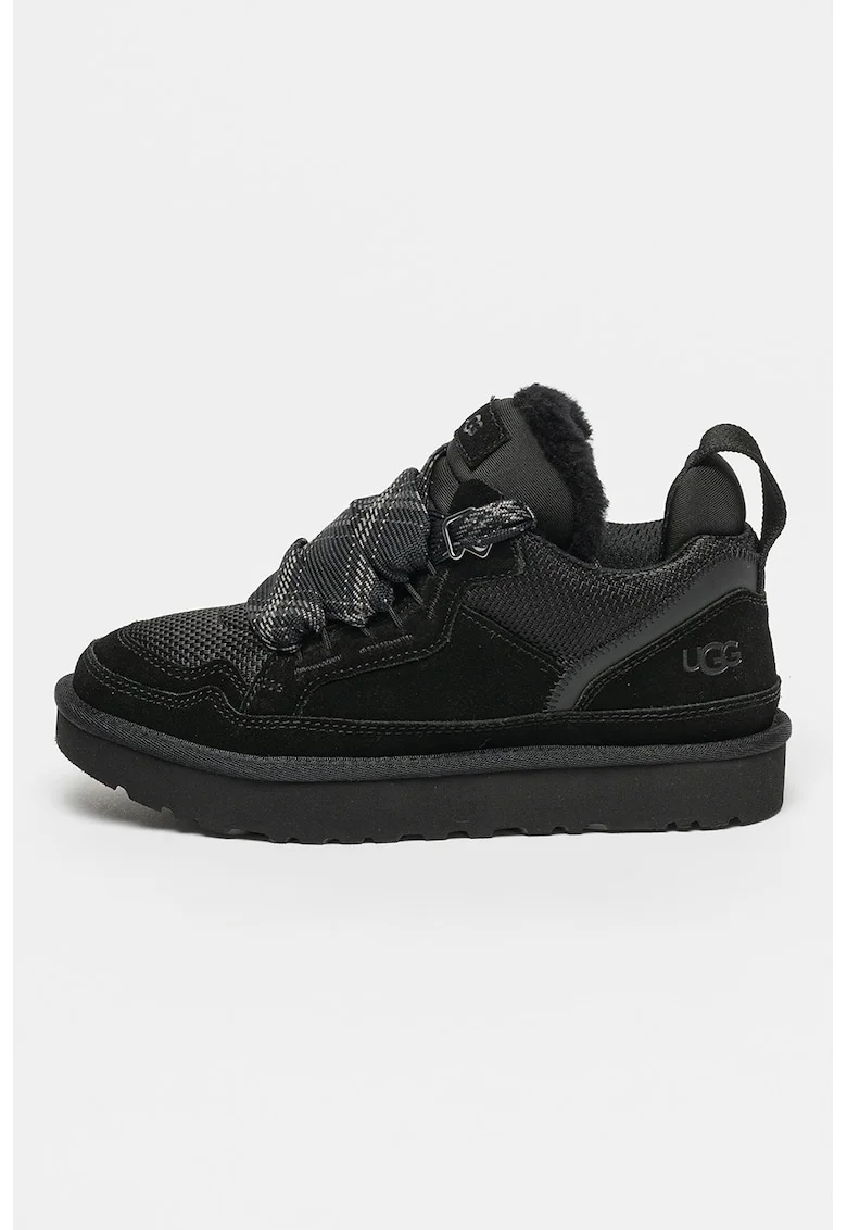 Pantofi sport cu insertii de piele intoarsa Lowmel - Negru