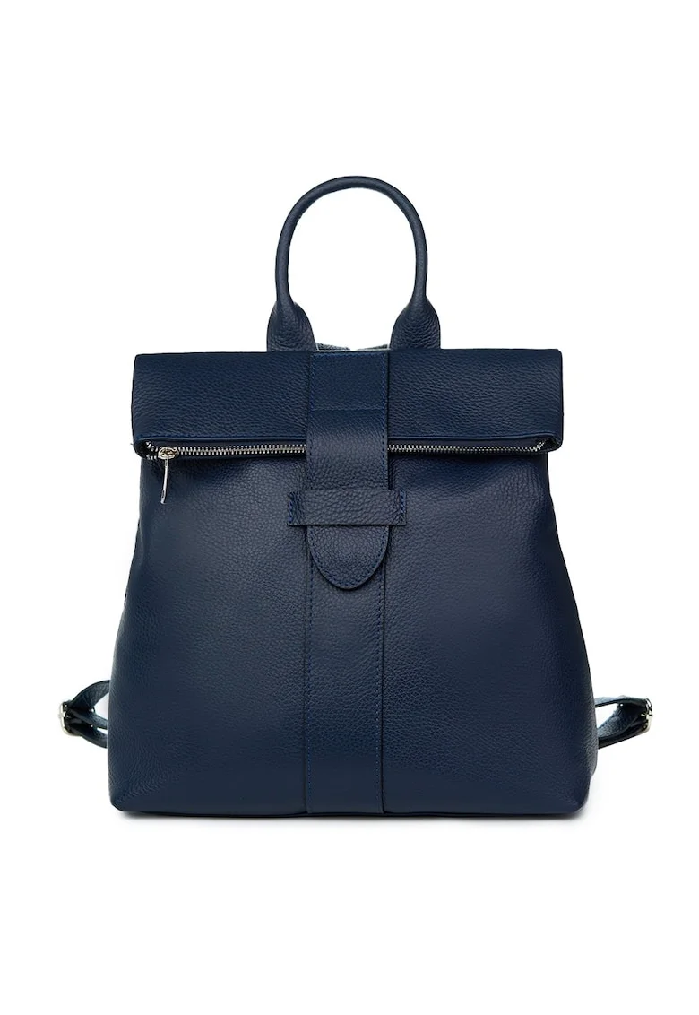 Rucsac din piele naturala Ricardo - Bleumarin