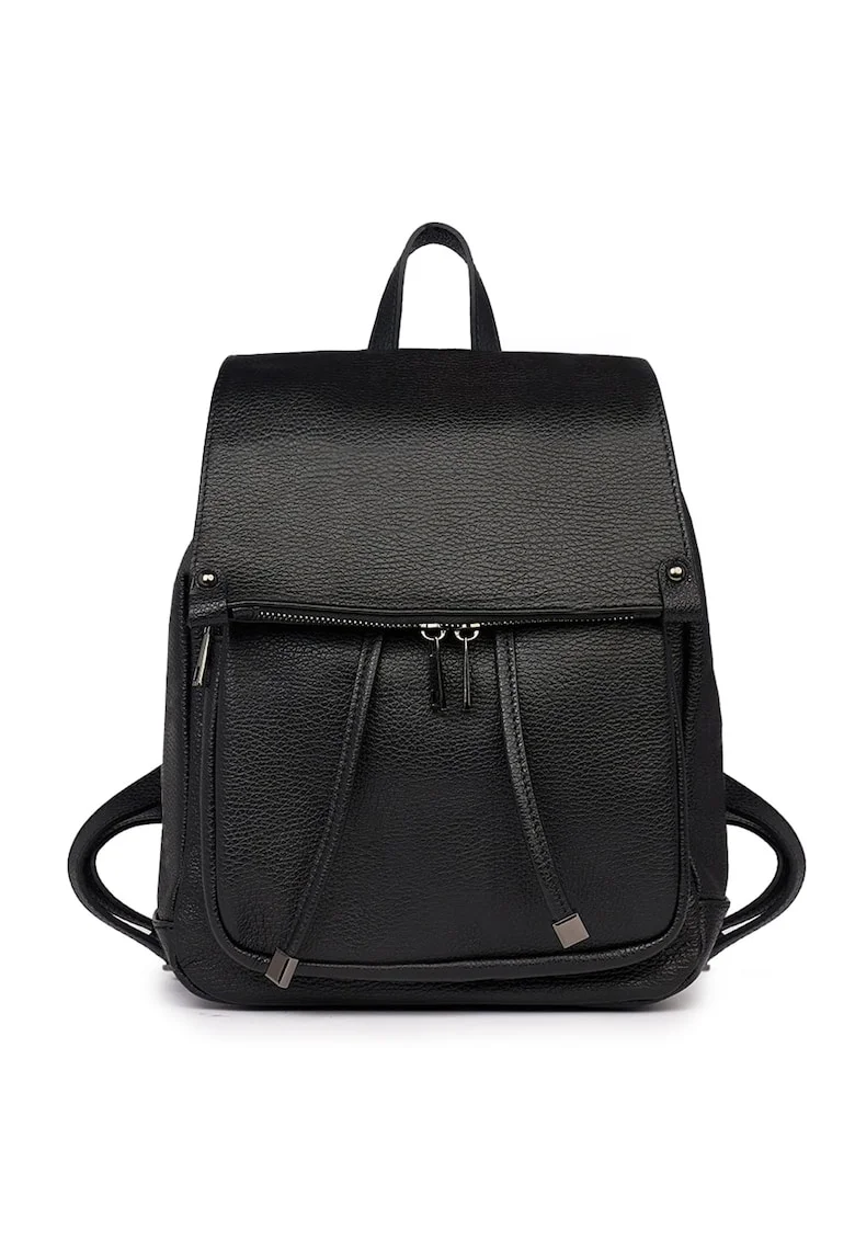 Rucsac piele naturala Jimmy maro - Negru