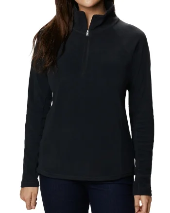 Bluza de fleece pentru drumetii Glacial™ - Negru