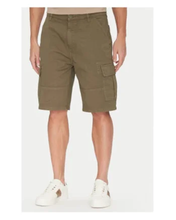 Pantaloni scurti din - Kaki
