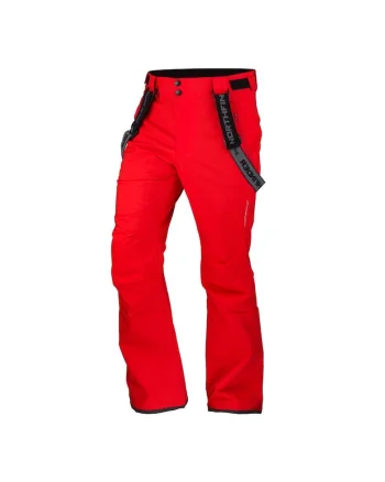 Pantaloni clasici de schi 10K/10K pentru barbati Ishaan - Rosu