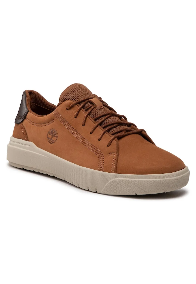 Tenisi barbati 301431473 -  Piele naturala - Maro -