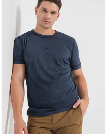 Tricou de bumbac Tokks - Bleumarin