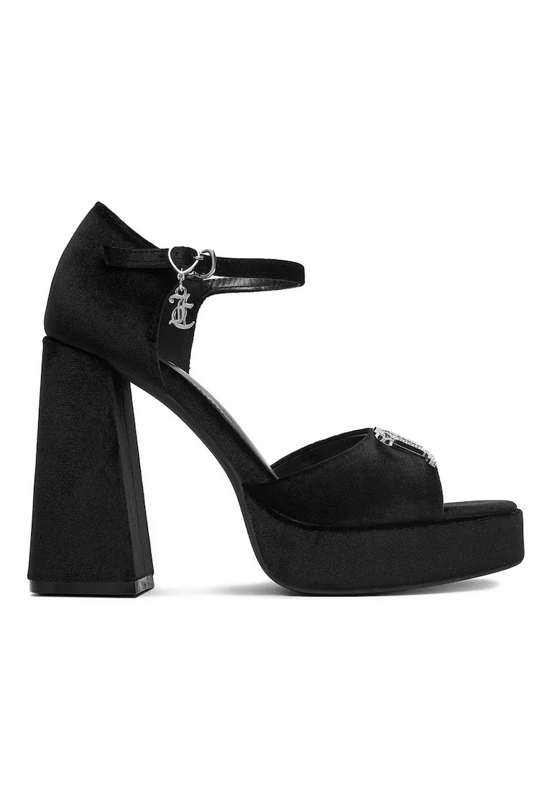 Sandale dama -  toc bloc - negru - Negru