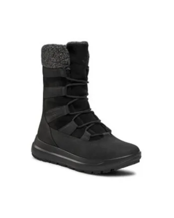 Cizme dama -  piele naturala - negru -