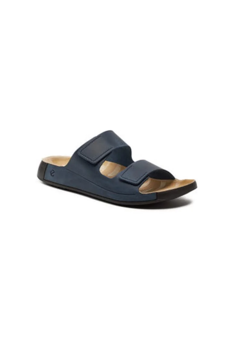 Slapi barbati  50090402038 - Piele naturala - Bleumarin - Bleumarin