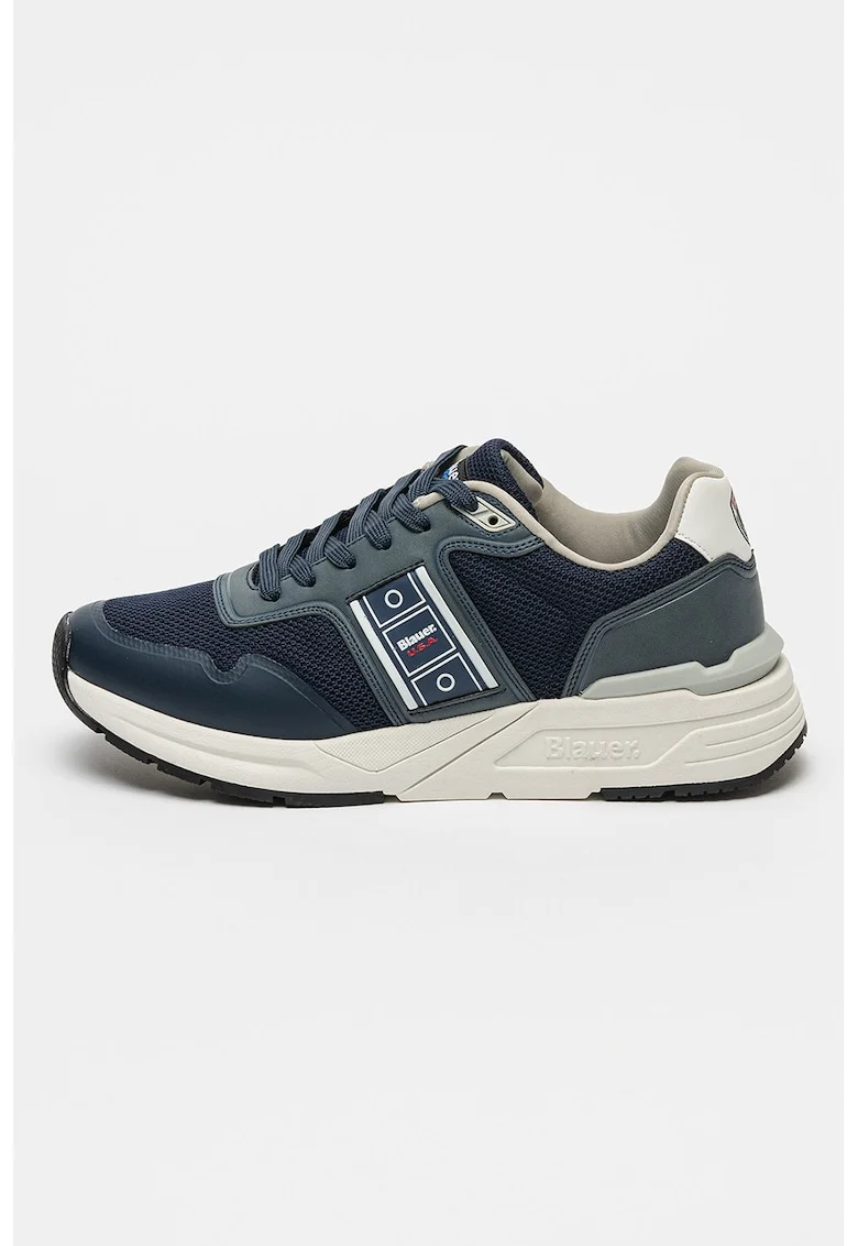 Pantofi sport cu insertii de piele ecologica Ray - Bleumarin