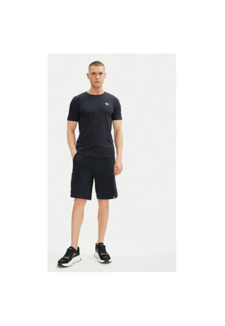 Tricou barbati  Emporio Armani - 8NPT16 PJRGZ - Viscoza/Poliamida - Bleumarin - Bleumarin