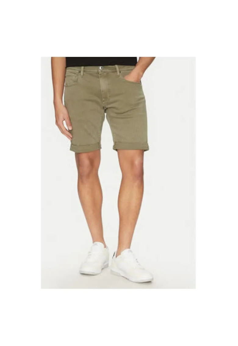 Pantaloni scurti din denim barbati G Star Raw - D10481-C258 - Bumbac - Verde - Verde