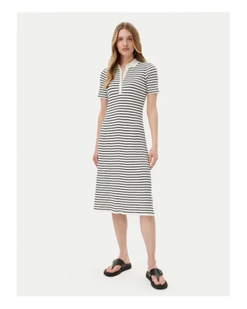 Rochie dama  4502085 - Bumbac organic/Modal - Alb - Alb