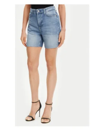 Pantaloni scurti din denim cu talie inalta 00
