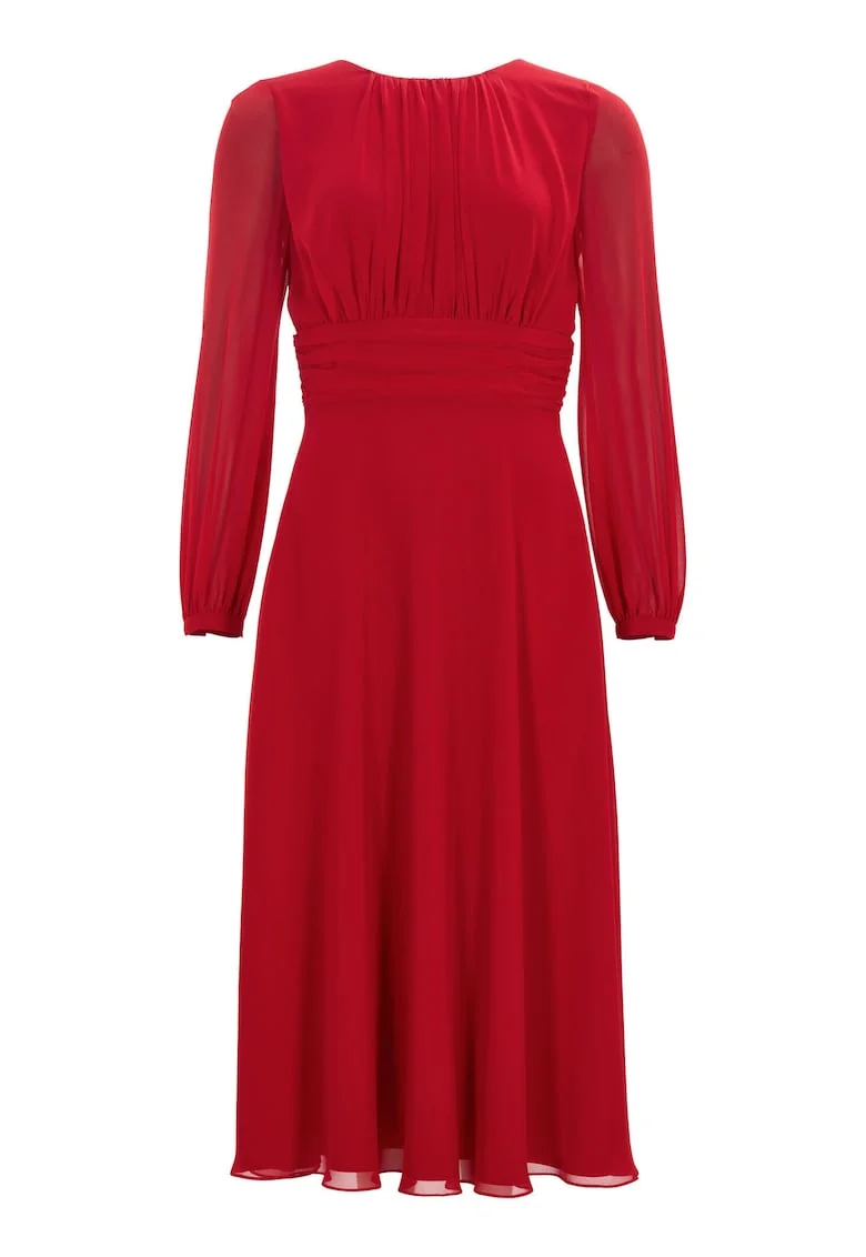 Rochie cocktail dama  5AI09000 - Sintetic - Rosu