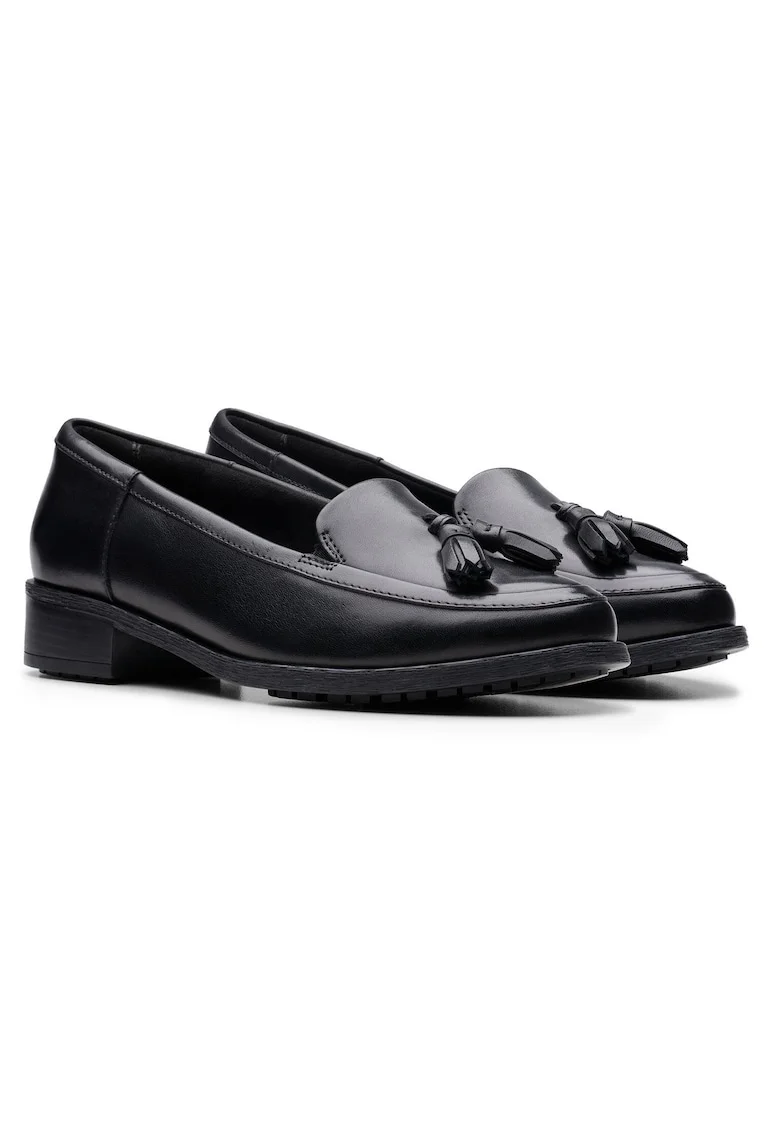 Mocasini dama  26178703 - Piele naturala - 41 EU - Negru