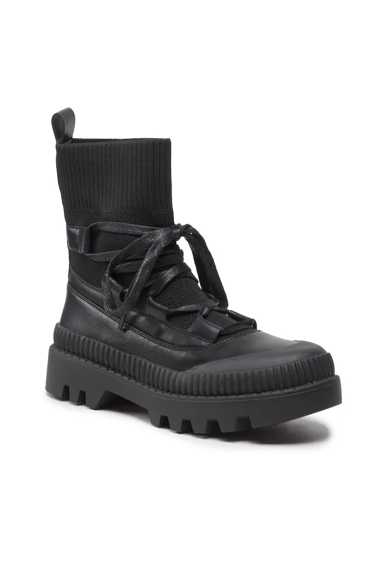 Botine dama -  301728740 - Textil - Negru - Negru