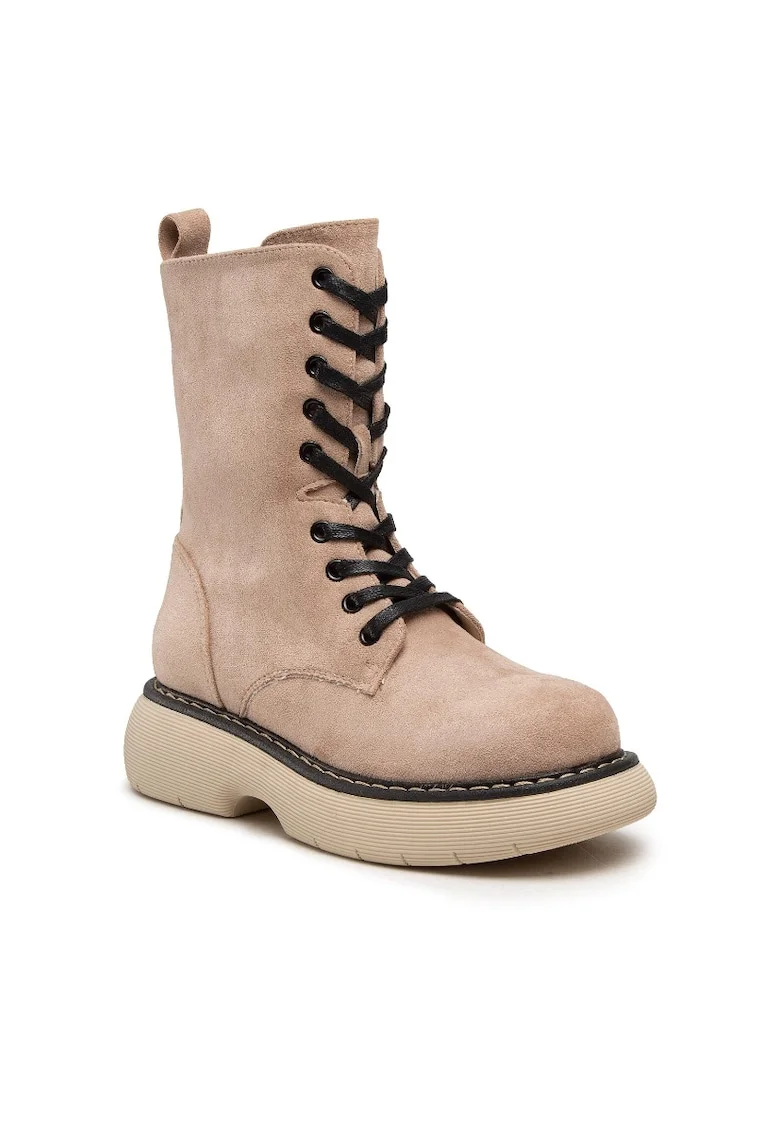 Botine dama -  301728191 - Textil - Bej - Bej