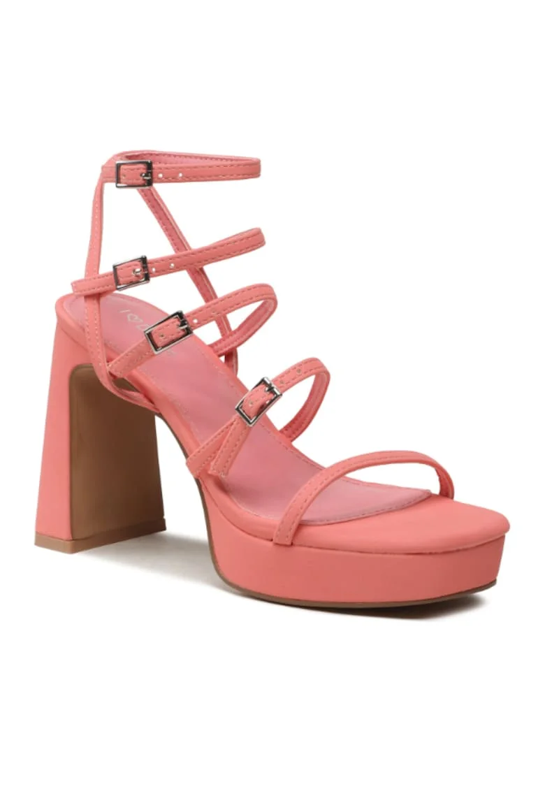Sandale dama -  302901869 - Corai - Piele ecologica - Coral