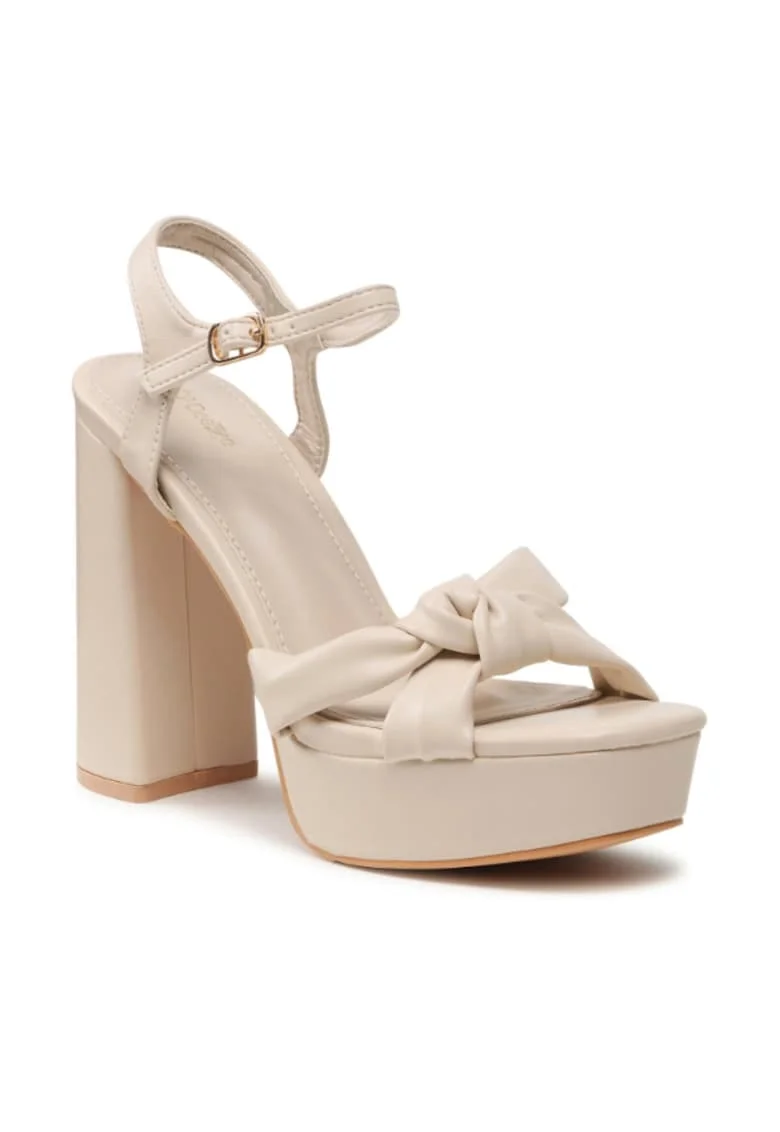 Sandale dama -  302873654 - Ecru - Piele ecologica - Ecru