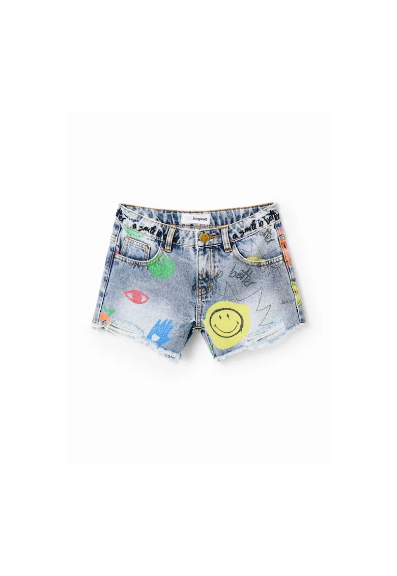 Pantaloni lungi -  302006847 - Bumbac - Albastru - Albastru