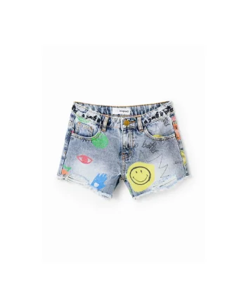 Pantaloni lungi -  302006847 - Bumbac - Albastru - Albastru