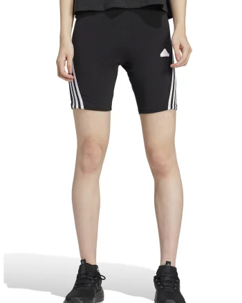 Colanti scurti cu 3 dungi - Alb/Negru