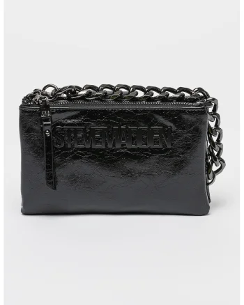 Geanta crossbody din piele ecologica cu logo Nicco - Negru