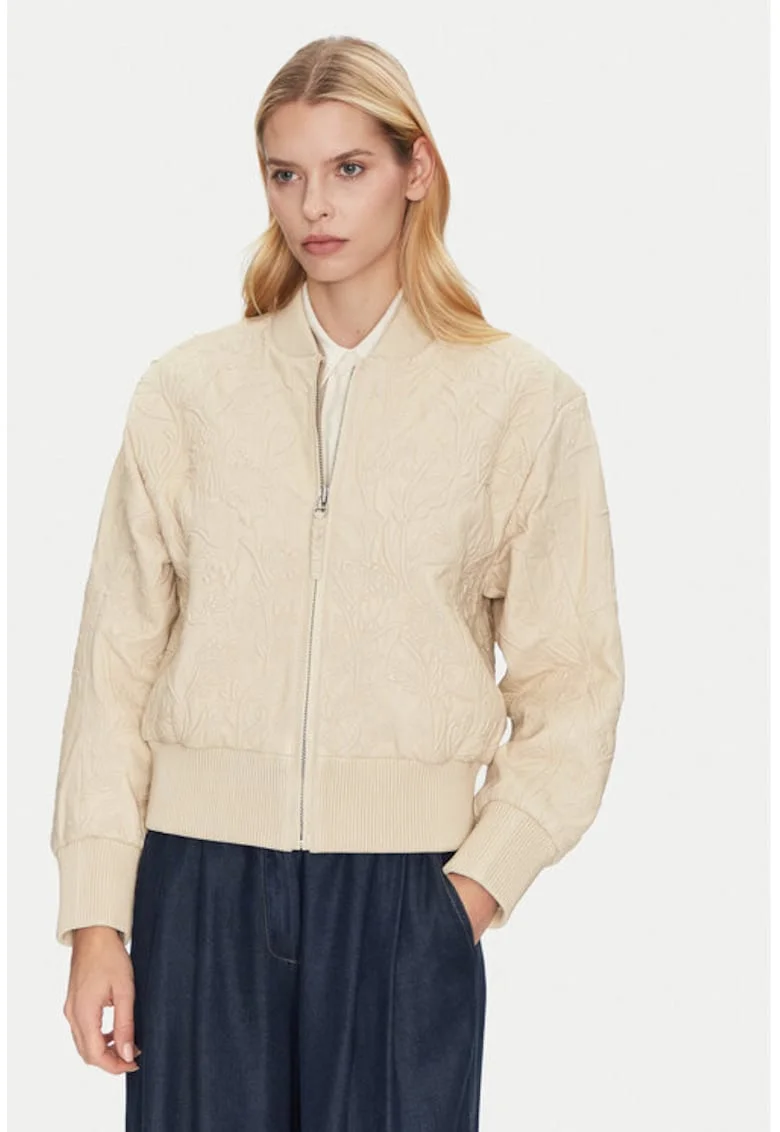 Geaca dama -  304893063 - Piele naturala - Bej - Bej