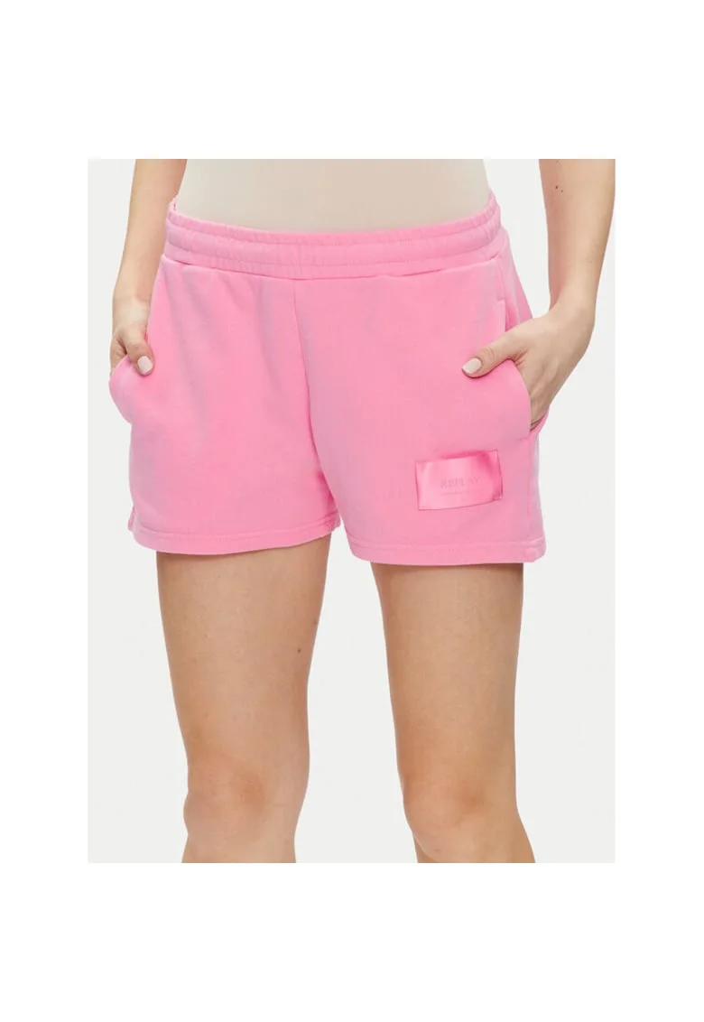 Pantaloni scurti dama -  303878412 - Bumbac - Roz - Roz