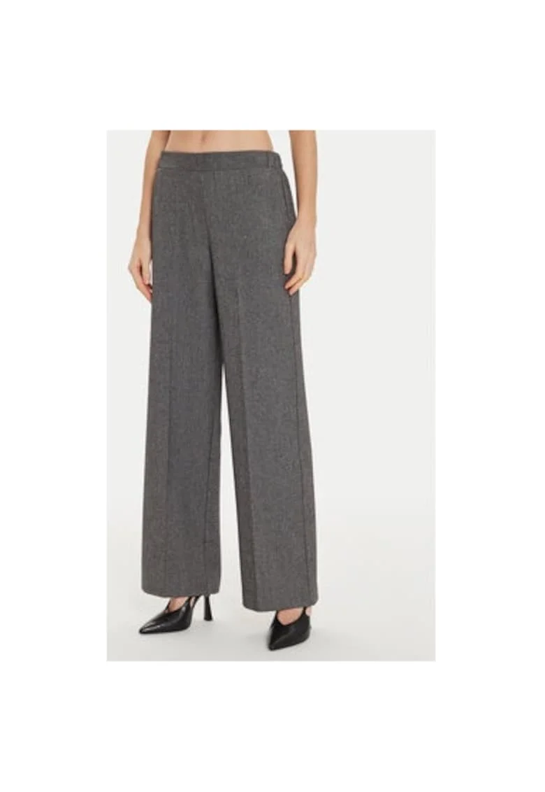 Pantaloni dama -  304919602 - Poliester/Viscoza - Gri - Gri