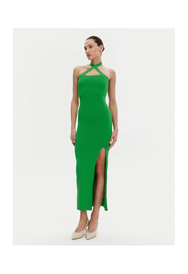 Rochie dama -  304772382 - Viscoza/Nylon - Verde - Verde