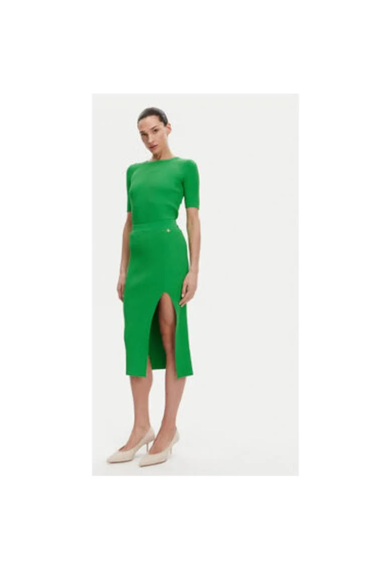 Tricou dama -  304772412 - Viscoza/Poliamida - Verde - Verde
