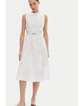 Rochie dama -  304772344 - Bumbac - Alb - Alb