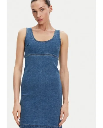 Rochie dama -  304772351 - Bumbac - Albastru - Albastru