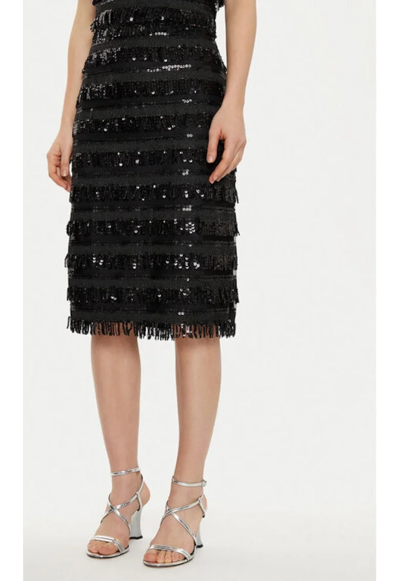 Fusta dama -  305182968 - Poliester - Negru - Negru