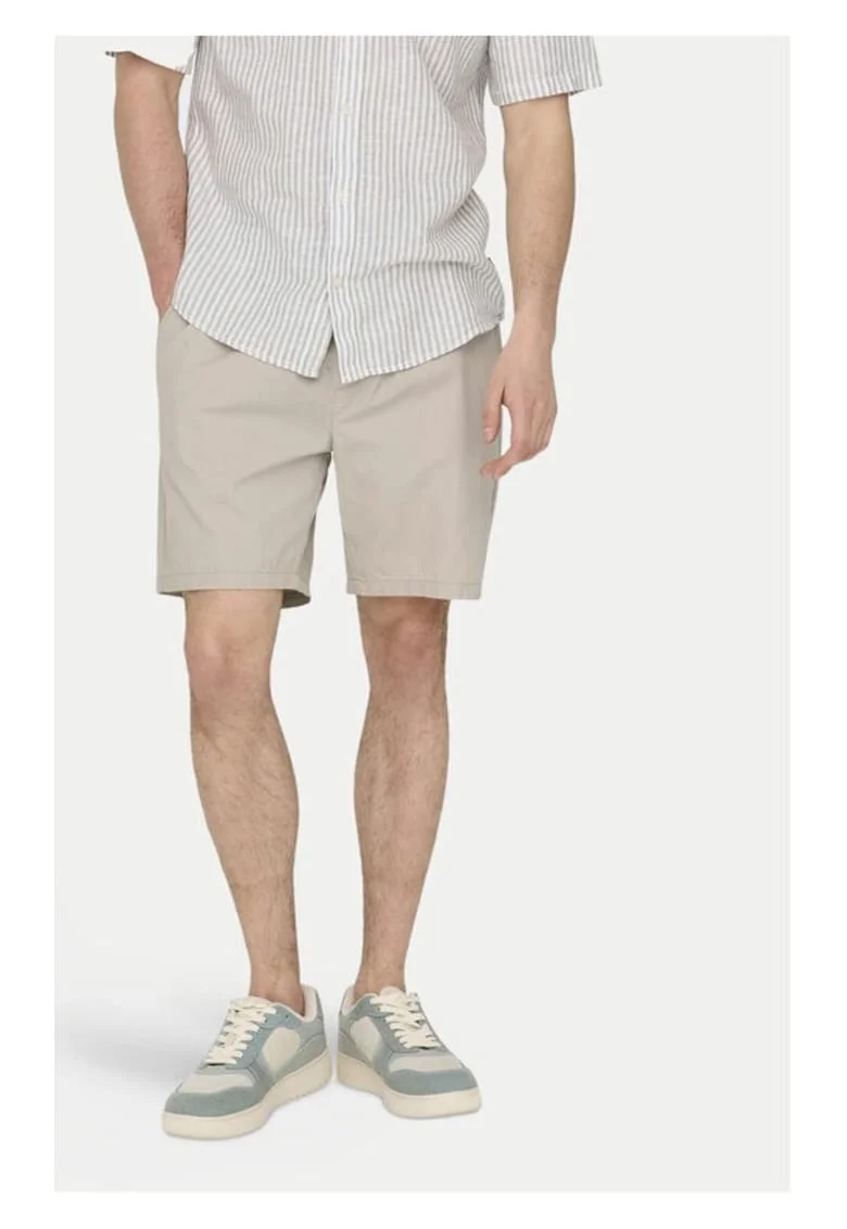 Pantaloni barbati -  60860 - Bumbac - Bej