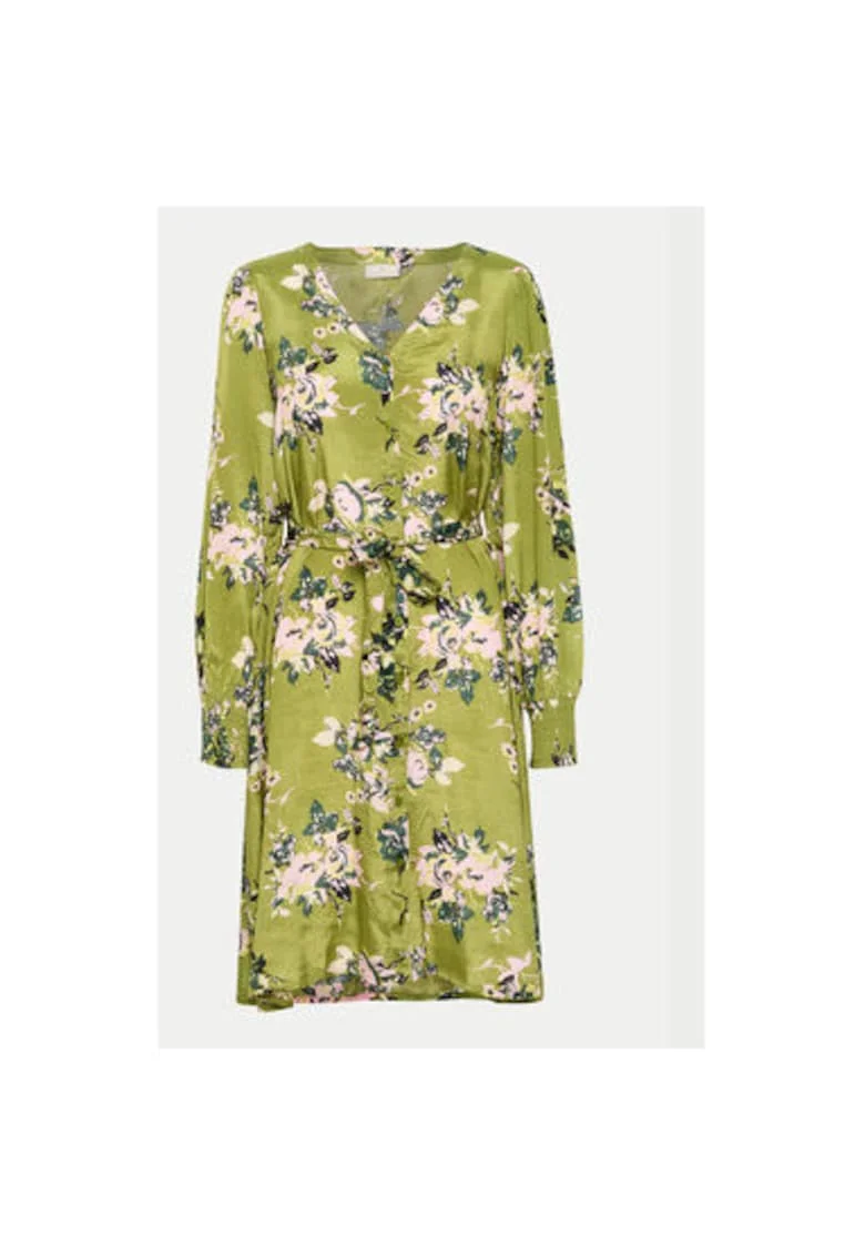 Rochie dama -  303582166 - Viscoza - Verde - Verde