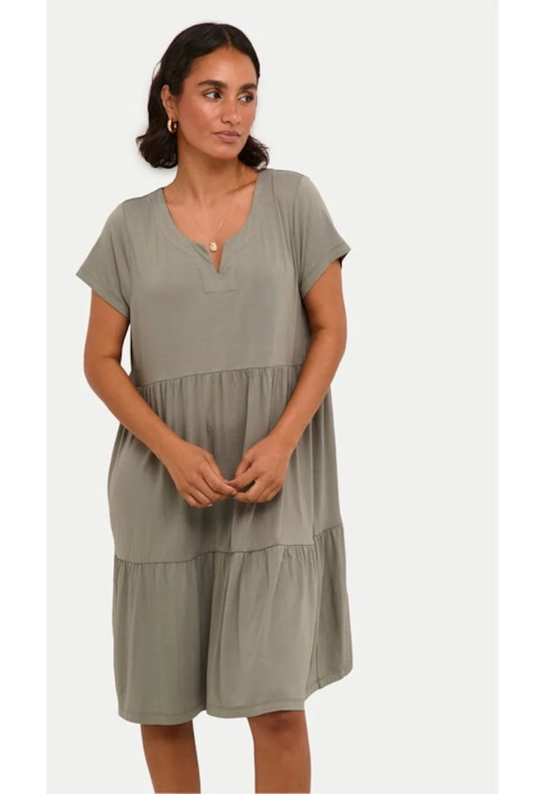 Rochie dama -  Gri - Viscoza