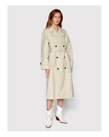 Trench dama -  300957745 - Bumbac/Poliester - Bej - Bej