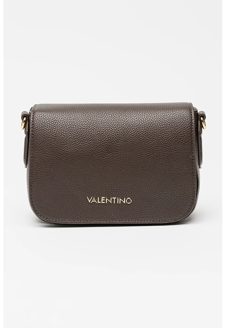 Geanta crossbody cu clapa Brixton - Maro inchis