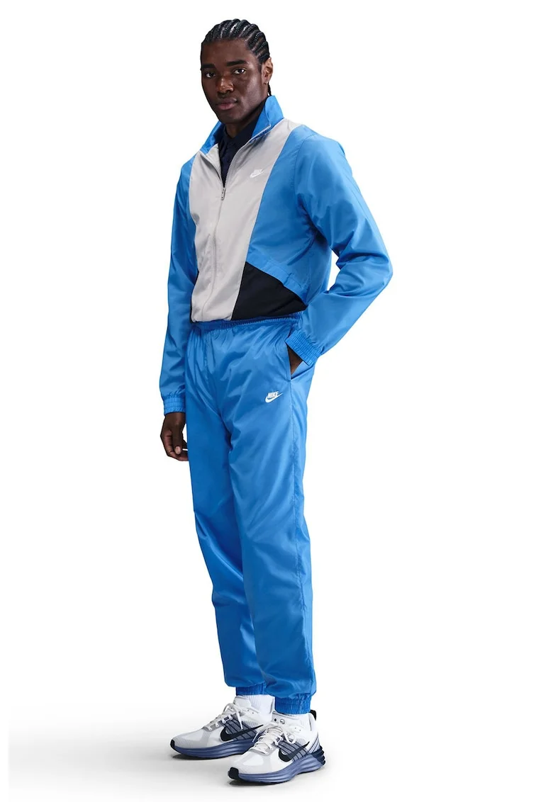 Trening relaxed fit cu buzunare Club - Gri deschis/Albastru royal/Bleumarin