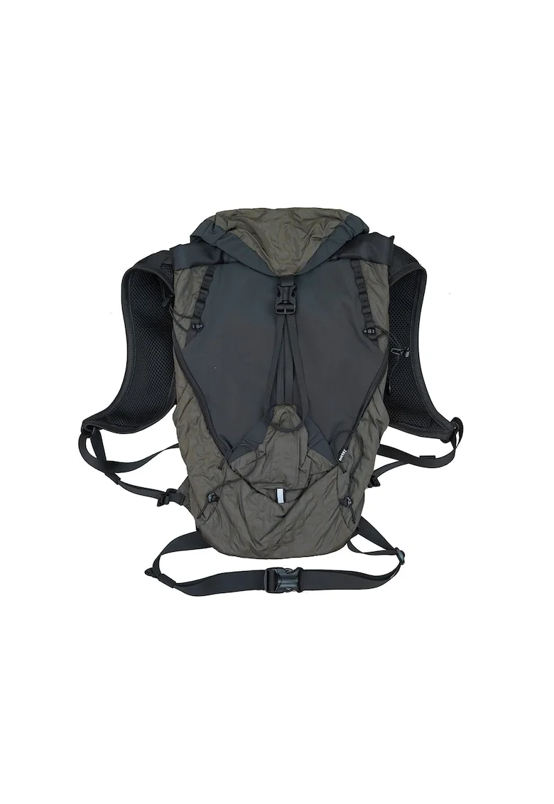 Rucsac din material textil cu bretele ajustabile - Negru