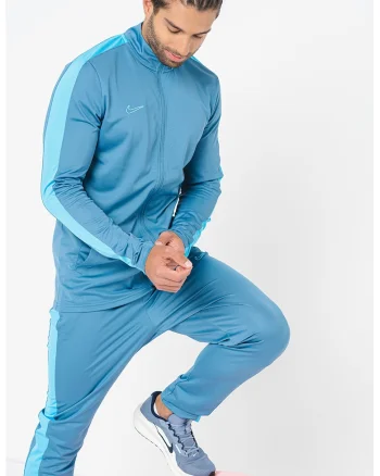 Trening slim fit cu Dri-FIT pentru fotbal Academy - Albastru prafuit