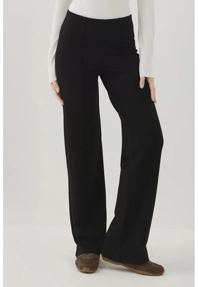 Pantaloni pentru dama -  Textil - Negru