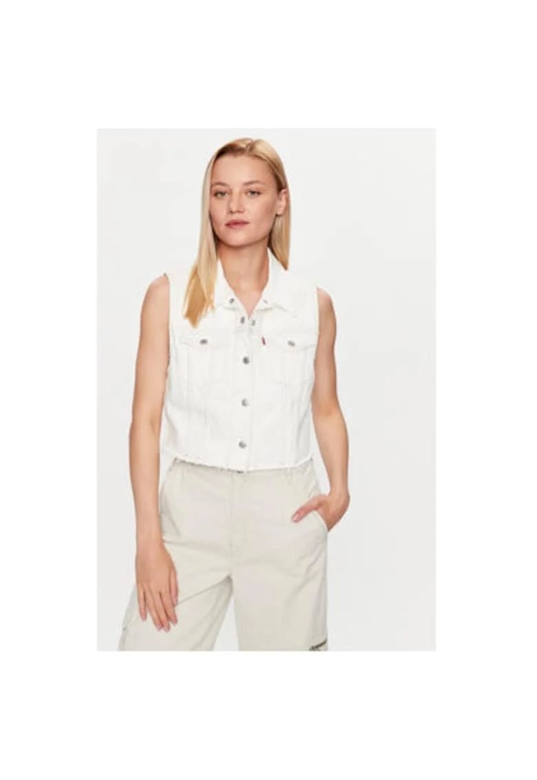 Vesta dama Levi S - A4855-0001 - Bumbac - S INTL - Alb
