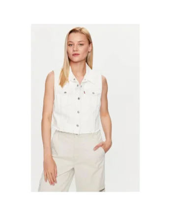 Vesta dama Levi S - A4855-0001 - Bumbac - S INTL - Alb