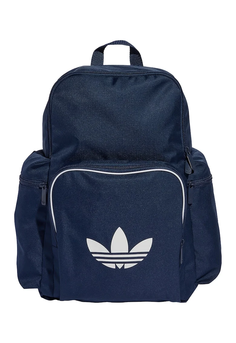 Rucsac unisex cu buzunare cu fermoar Adicolor - Albastru inchis