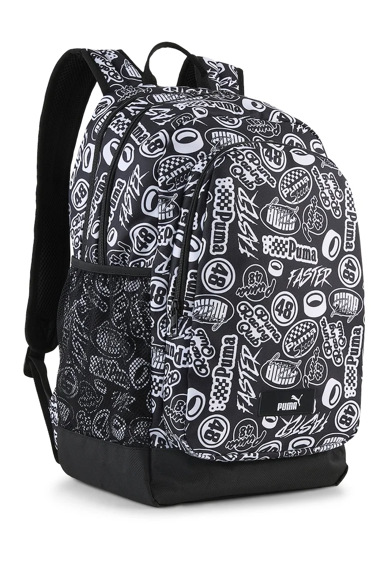 Rucsac cu model Academy -29L - Negru/Alb optic