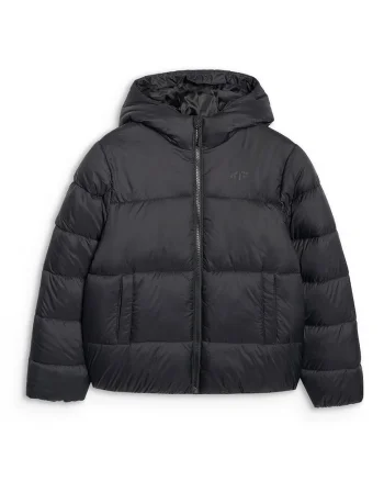 Geacă Matlasată Copii -  pentru Băieți - Poliamida - Negru Intens - Confort Termic - 128cm
