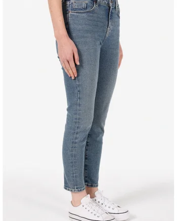Blugi slim fit 703 Carla - Albastru prafuit